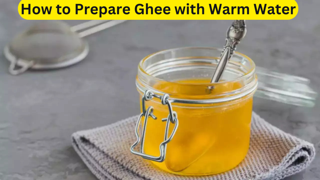 Drink Ghee with Warm Water 1